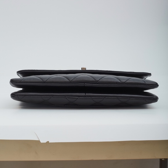 CHANEL LAMBSKIN BLACK TRENDY CC FLAP BAG (2015) - Picture 4 of 12